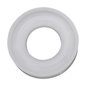 Valve seat for bolted pumps, manufactured by Wilden.