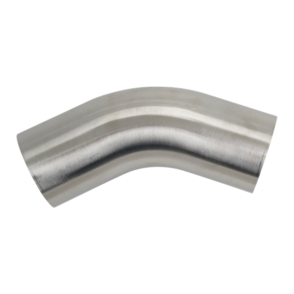 45 degree elbow 2" butt weld 316L 15Ra electropolished inner diameter only BPE SF4 finish
