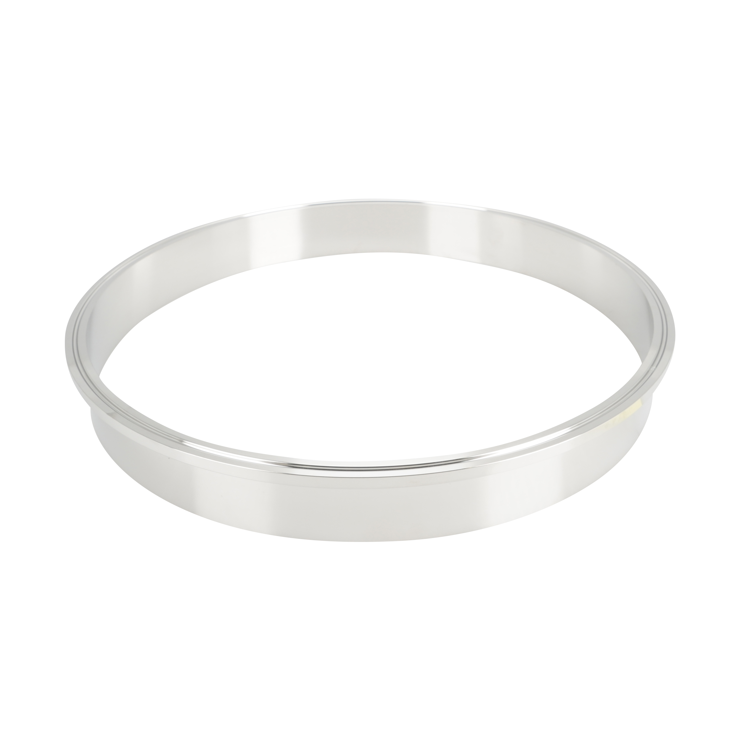 Ferrule, 12-inch Tri-Clamp, .109-inch wall thickness, 1.5 inches long, made of 304 stainless steel, 32RA internal and external surface finish.