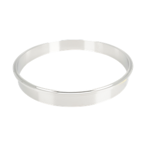 Ferrule, 12-inch Tri-Clamp, .109-inch wall thickness, 1.5 inches long, made of 304 stainless steel, 32RA internal and external surface finish.