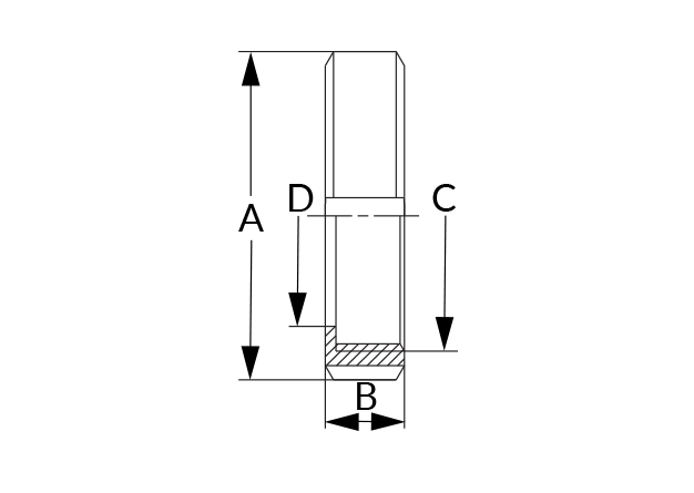 DIN13R Dimensional Diagram