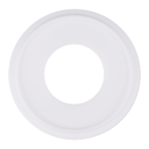 1-inch Tri-Clamp gasket, made from Teflon, compliant with USP Class VI standards