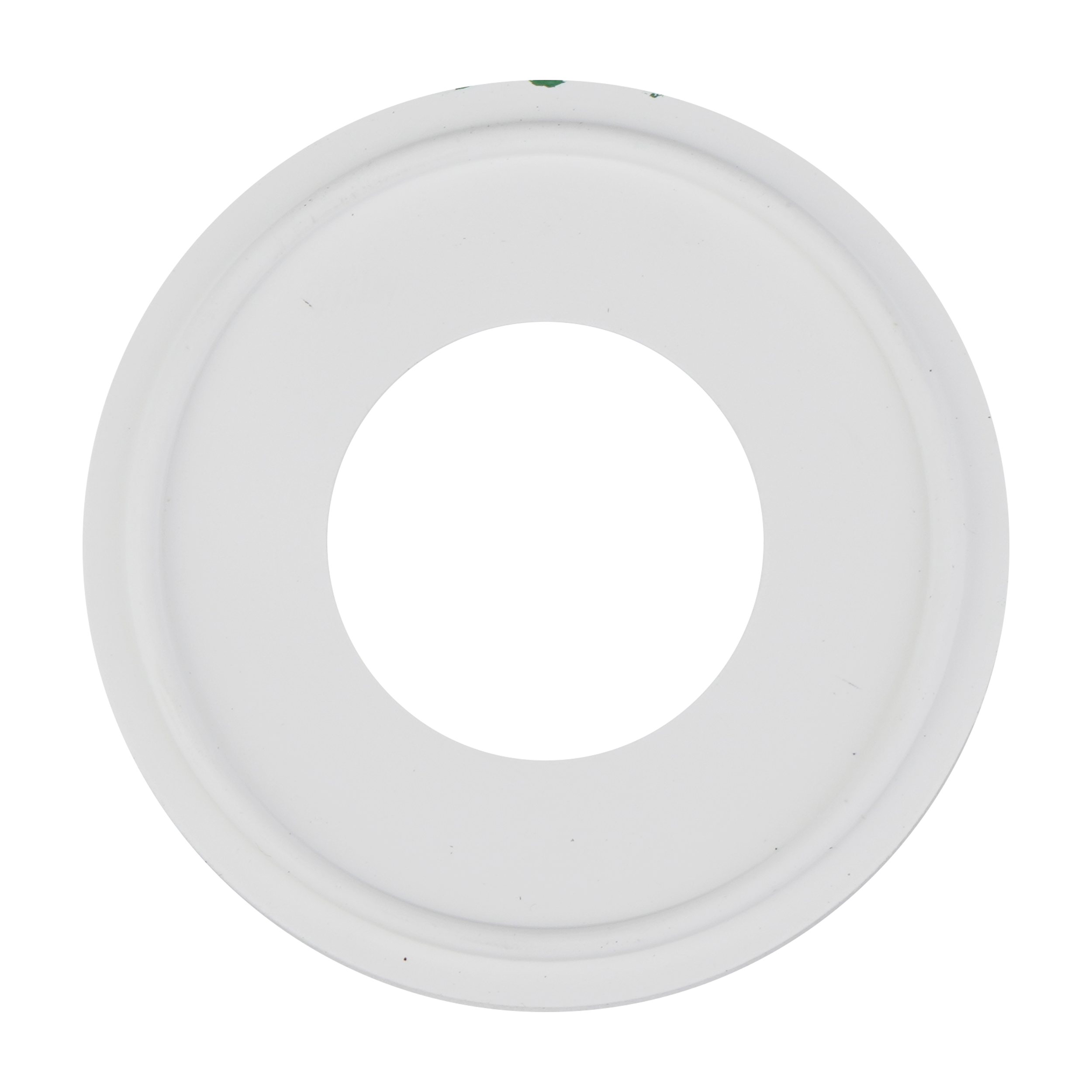 Gasket for 1-inch tri-clamp connections, made from white EPDM, USP Class VI compliant.