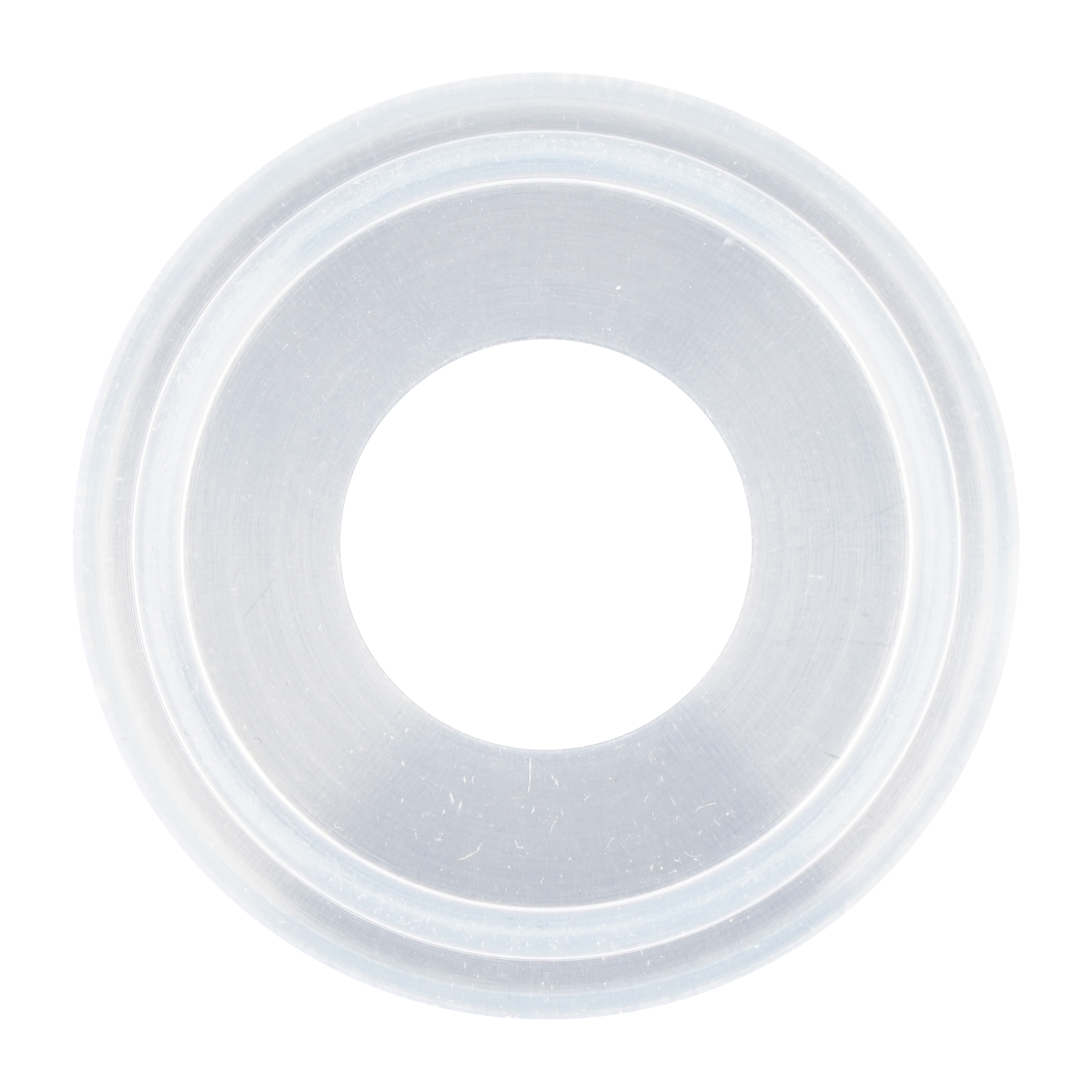 Gasket flanged 1" tri-clamp platinum cured silicone USP Class VI by Newman