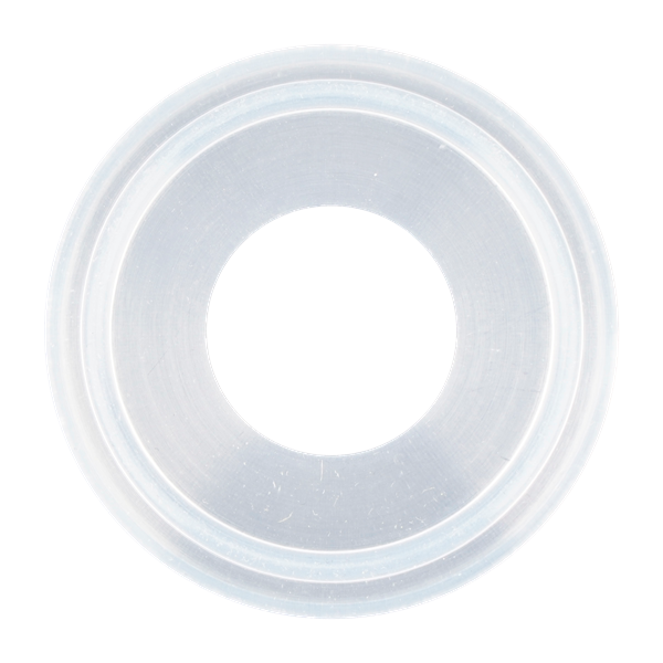 Gasket flanged 1" tri-clamp platinum cured silicone USP Class VI by Newman