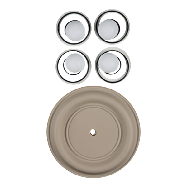 Repair kit wet 1.5" advanced plastic PTFE w/ neoprene Wilden