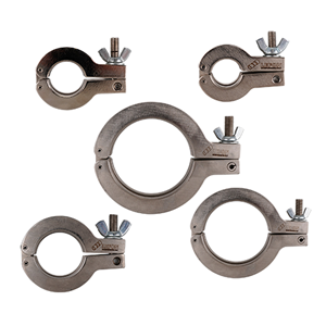 Saw guide kit for tube – includes sizes 1", 1.5", 2", 3", 4" with wing nut