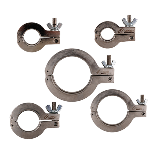 Saw guide kit for tube – includes sizes 1", 1.5", 2", 3", 4" with wing nut