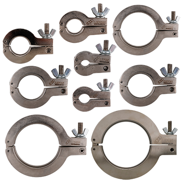 Saw guide kit for tube - includes sizes 0.5" 0.75" 1" 1.5" 2" 2.5" 3" 4" 6" with wing nut