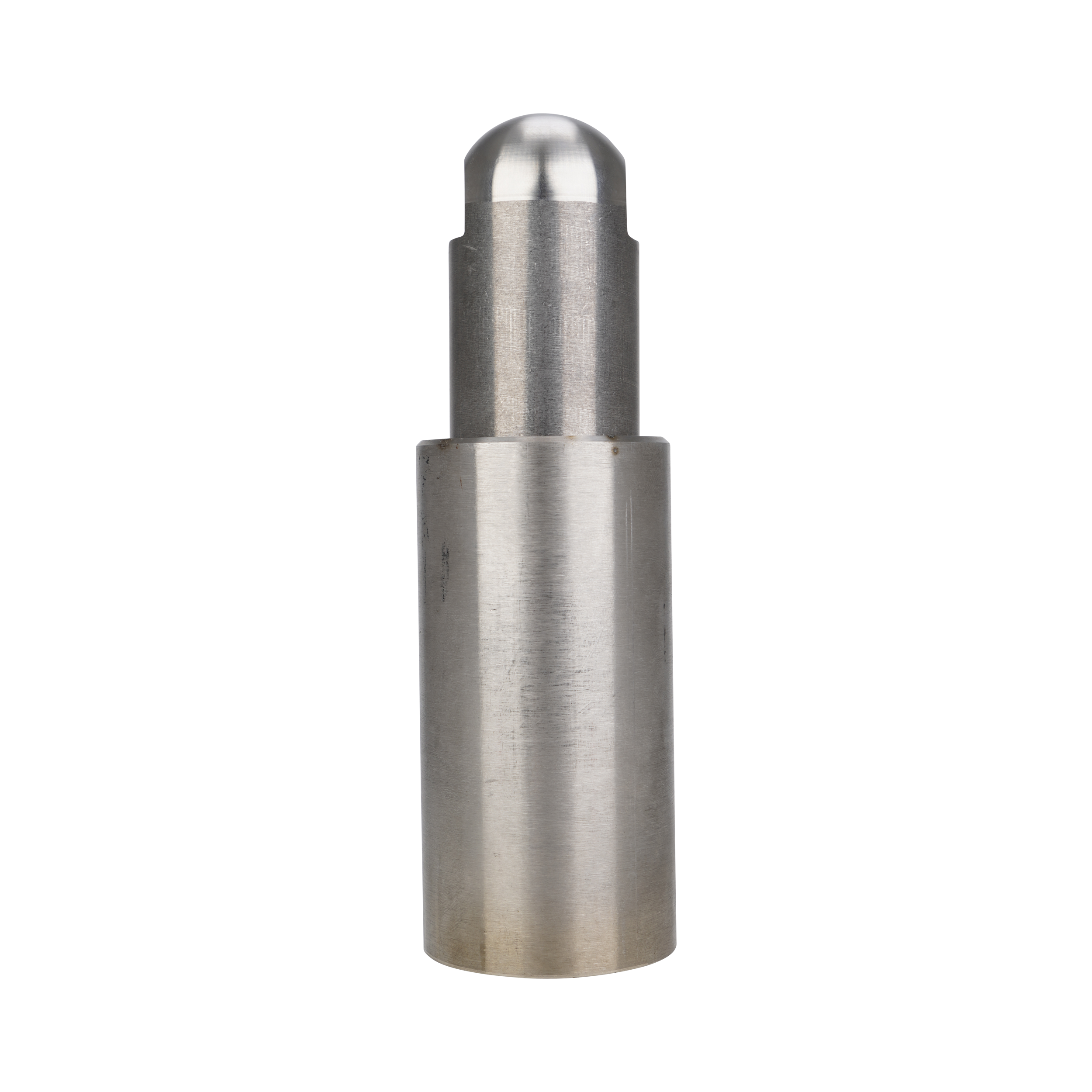 Adjustable foot assembly with a 2-inch OD ball end, compliant with 3A standards, made of 304 stainless steel.