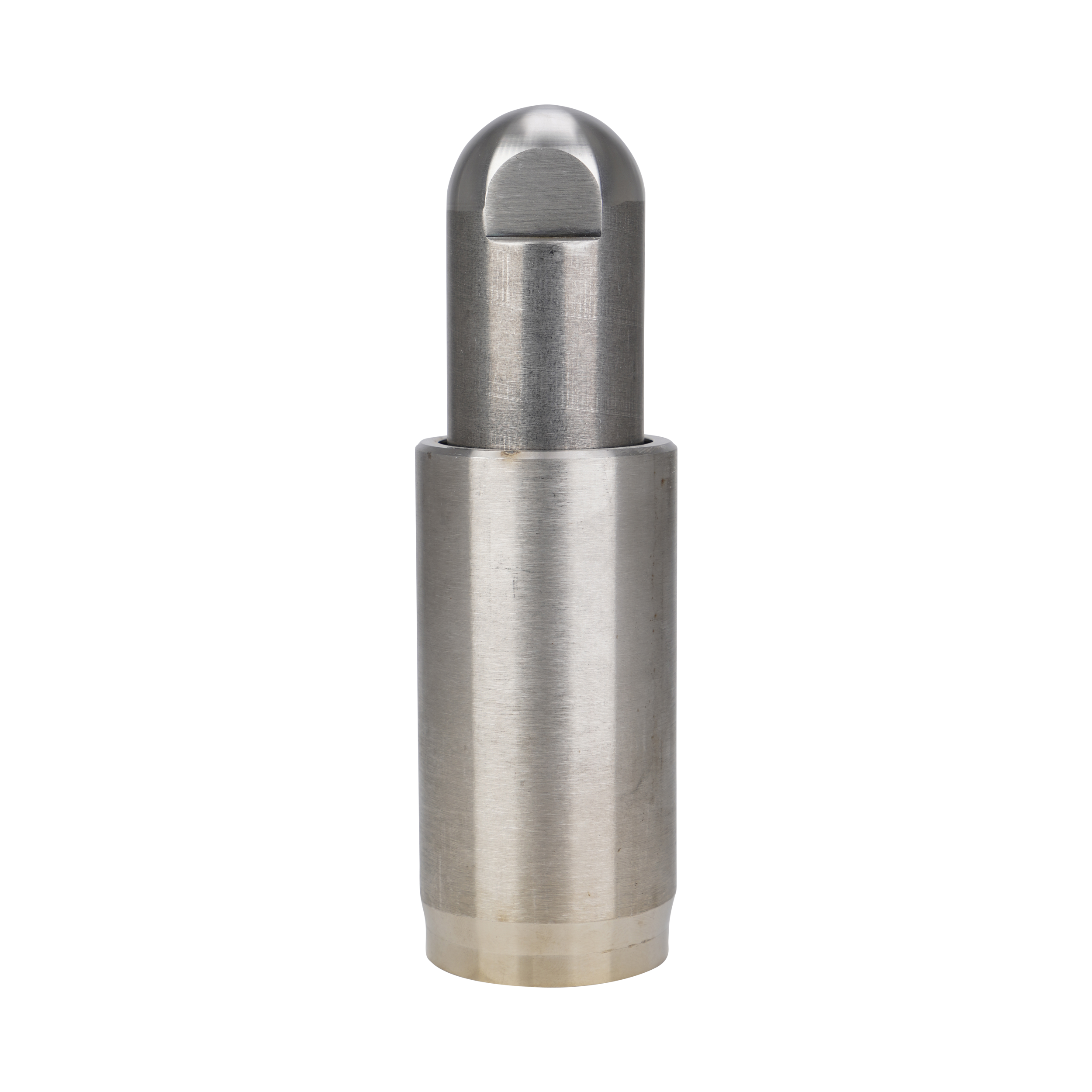 Adjustable foot assembly for 1.5-inch pipe, ball end design, 3A compliant, made from 304 stainless steel.