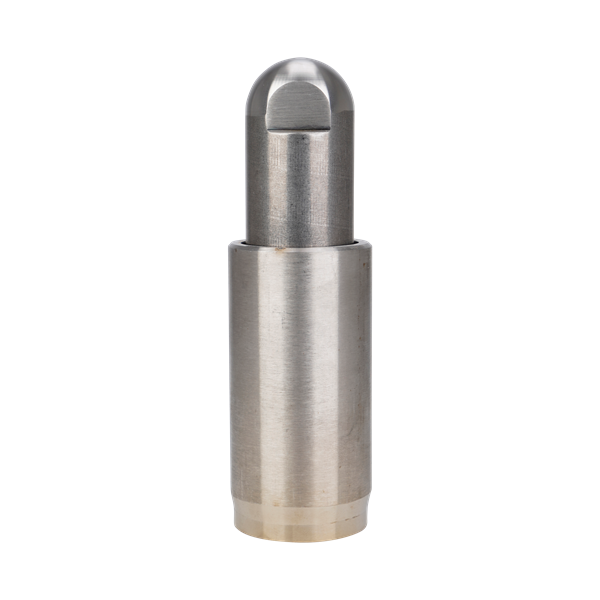 Adjustable foot assembly for 1.5-inch pipe, ball end design, 3A compliant, made from 304 stainless steel.