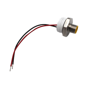 Receptacle for molded cord sets with 2-wire connections, manufactured by Anderson.