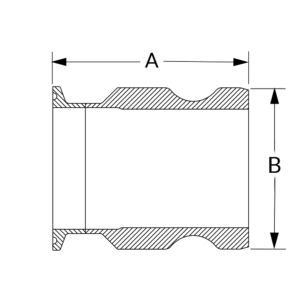 Camlock AMP Dimensional Diagram