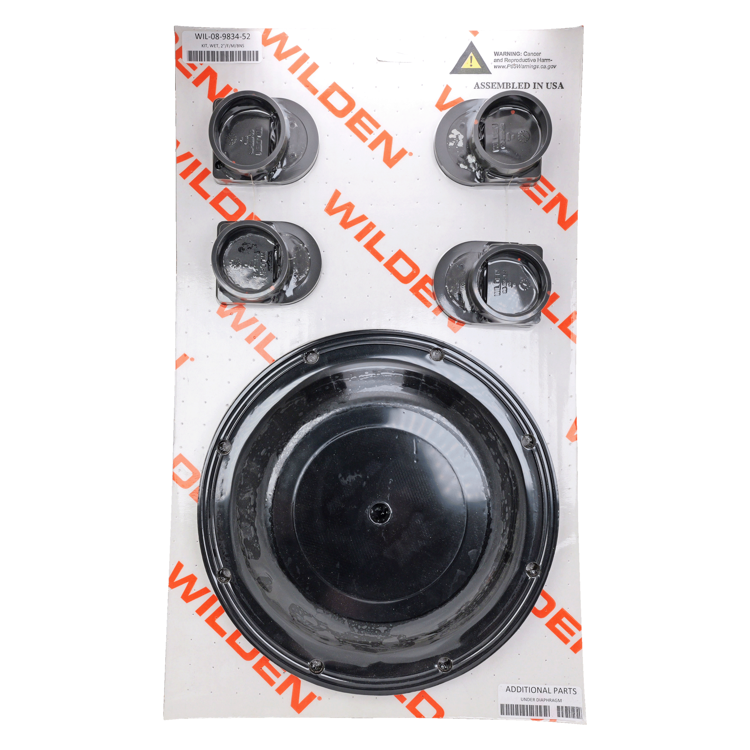 Repair kit wet 2" brahma metal buna Wilden
