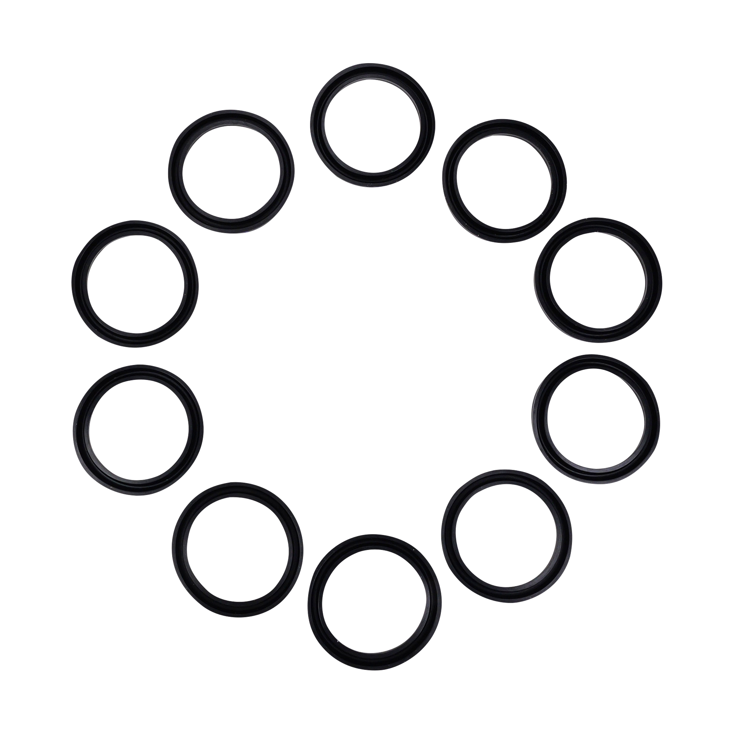 Lip seal made of Buna-N material, supplied in a pack of 10, manufactured by All-Flo.