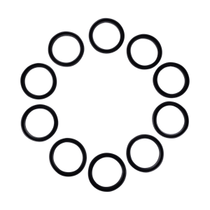 Lip seal made of Buna-N material, supplied in a pack of 10, manufactured by All-Flo.
