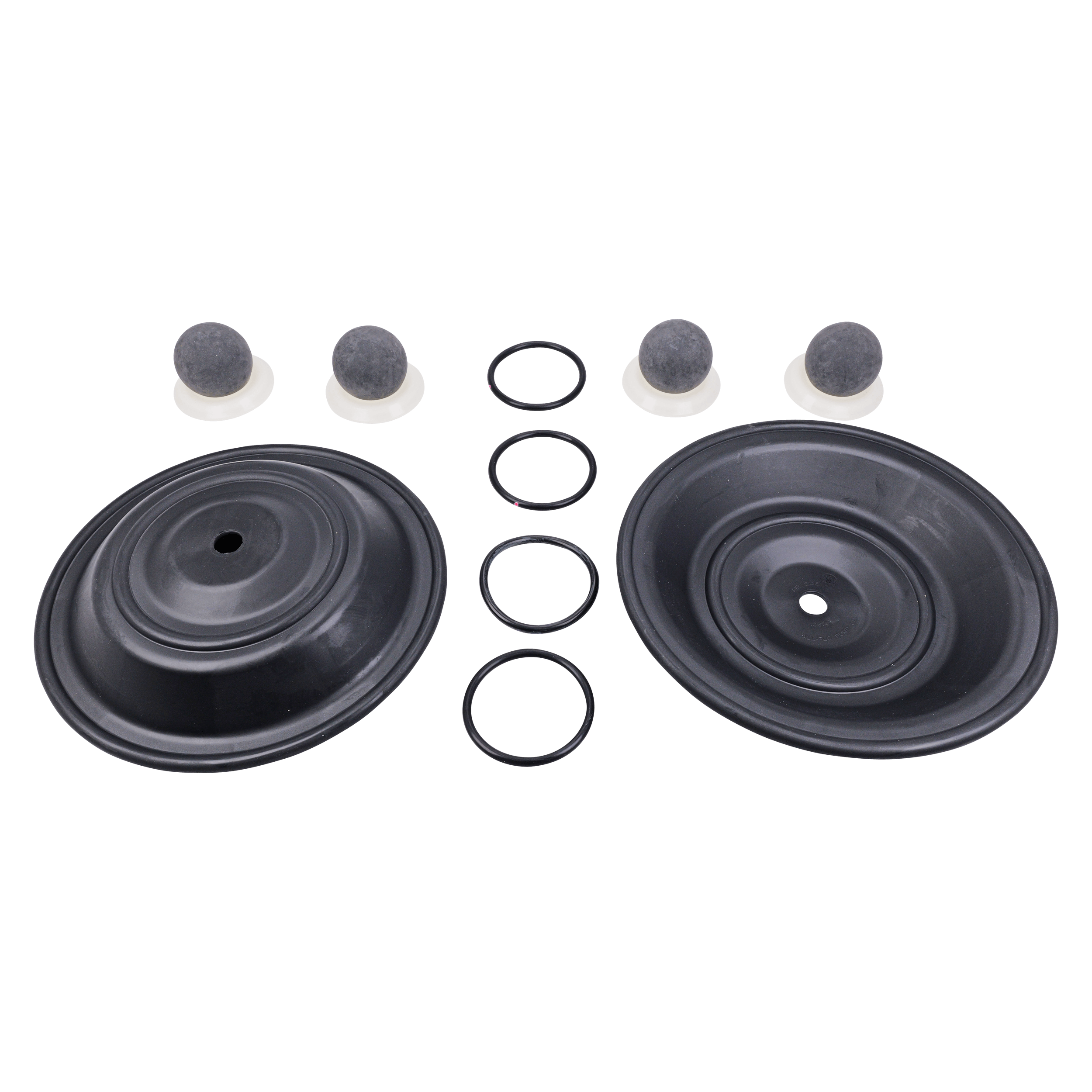Repair kit for 1.5-inch bolted metal pumps, constructed with Geolast material, manufactured by All-Flo.