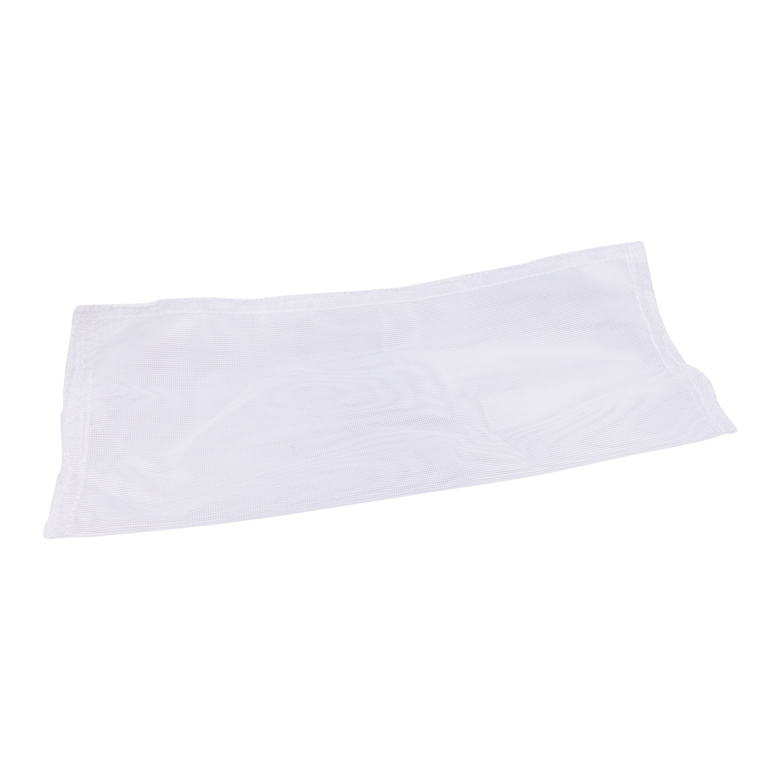 Filter Media, Nylon, 765-micron, short version, 2.5-inch x 3-inch.