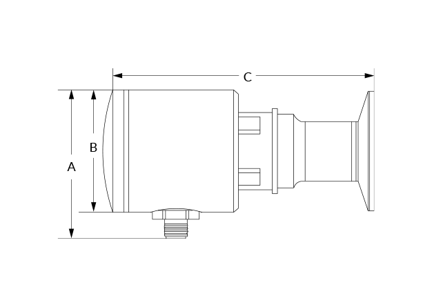 SL Level Transmitter TC Dimensional Diagram