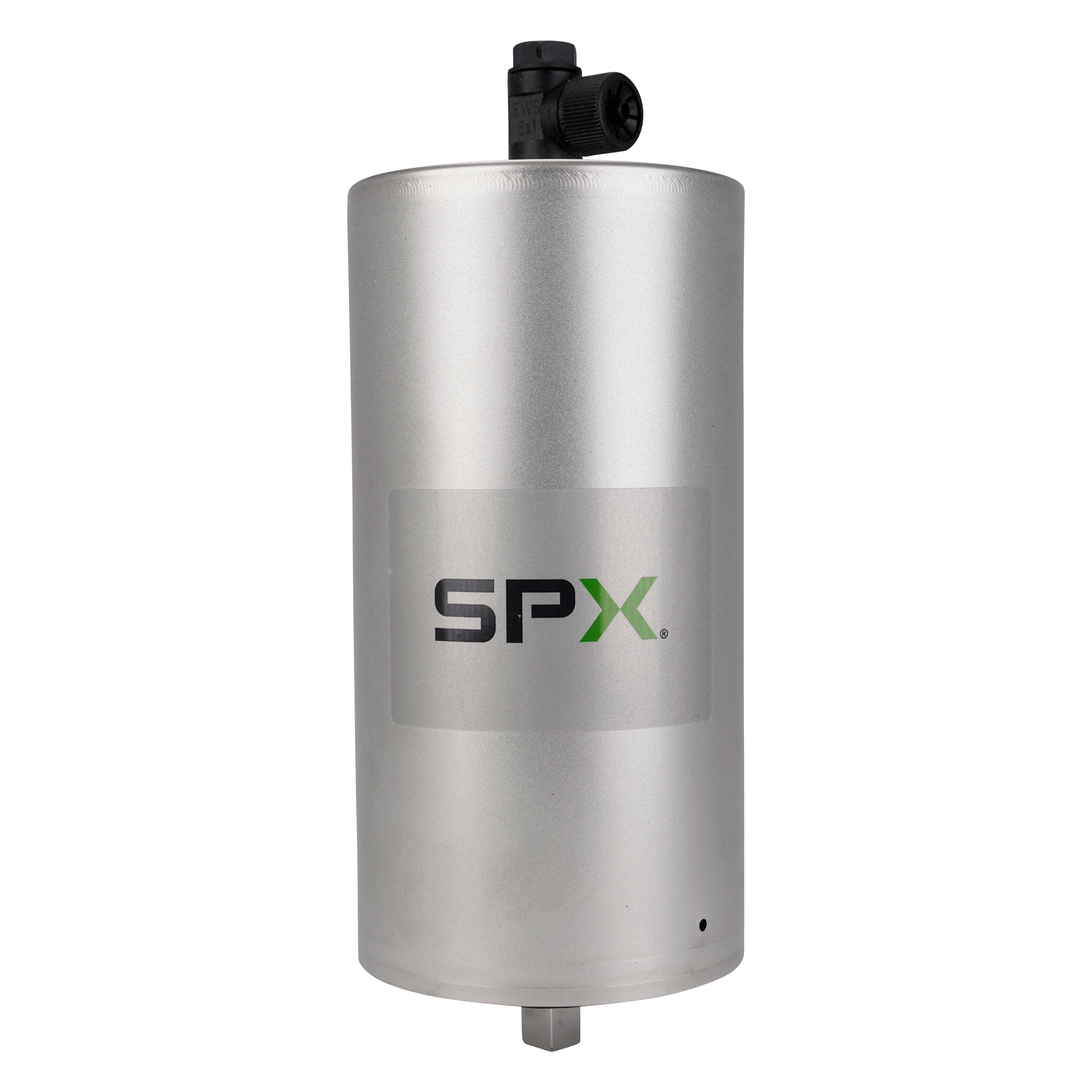 Normally closed actuator, model K080, featuring a full-length, glass-blasted design, by APV.