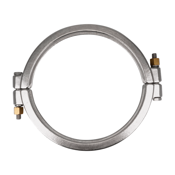 high-pressure clamp, block style, 8-inch Tri-Clamp, made from 304 stainless steel