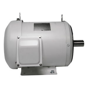 Motor with 10HP power, operating at 3600 RPM, 3-phase, 60Hz frequency, and voltage compatibility of 208V, 230V, or 460V, featuring a washdown-rated 215TC frame and IP55 protection, manufactured by Sterling.

