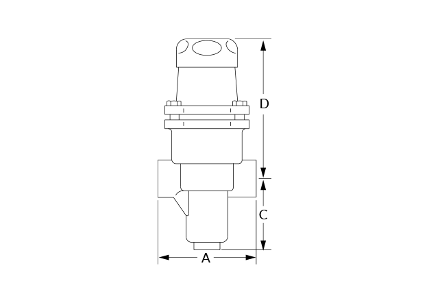 BRV25 FPT Dimensional Diagram
