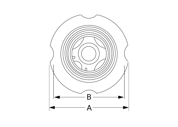 DCV4 Dimensional Diagram