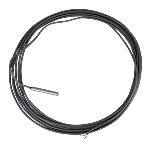 RTD bullet style 100 ohm single 0.375 x 2.25 w/25' cable