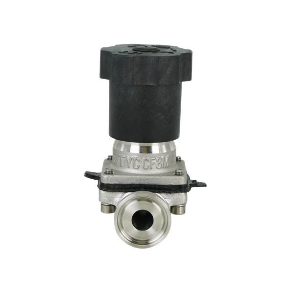 0.5-inch tri-clamp diaphragm valve with a Bio-Tek BB forged polysulfone thermoplastic bonnet, 35RA finish.