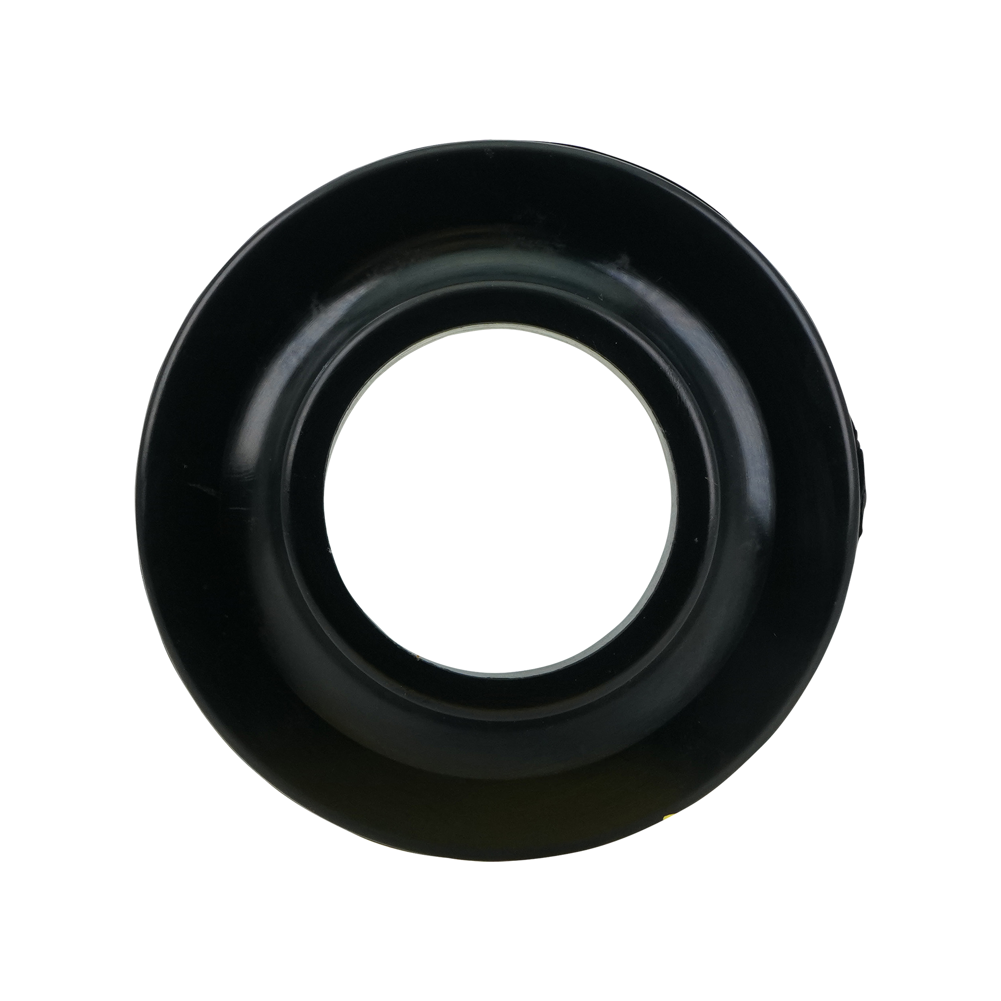 Rubber gasket deflector designed for Waukesha pumps.