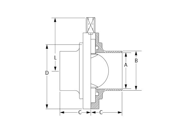 BFY-316L BW Dimensional Diagram