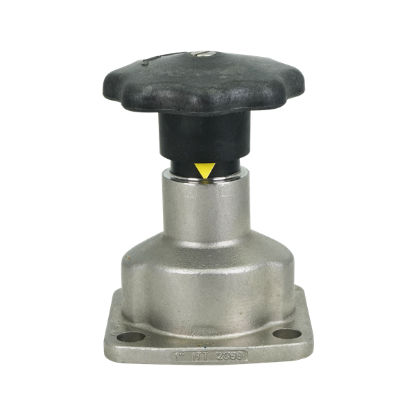 Bonnet assembly for 1-inch HWO travel stop, made from stainless steel, model 1-N-PN-970, by ITT.