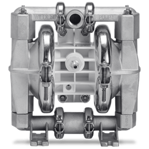 P1 diaphragm pump 0.5" FPT clamped metal Pro-Flo aluminum wet side aluminum piston poly center poly air buna diaphragm buna valve ball aluminum seats buna o-rings AODD Wilden pump