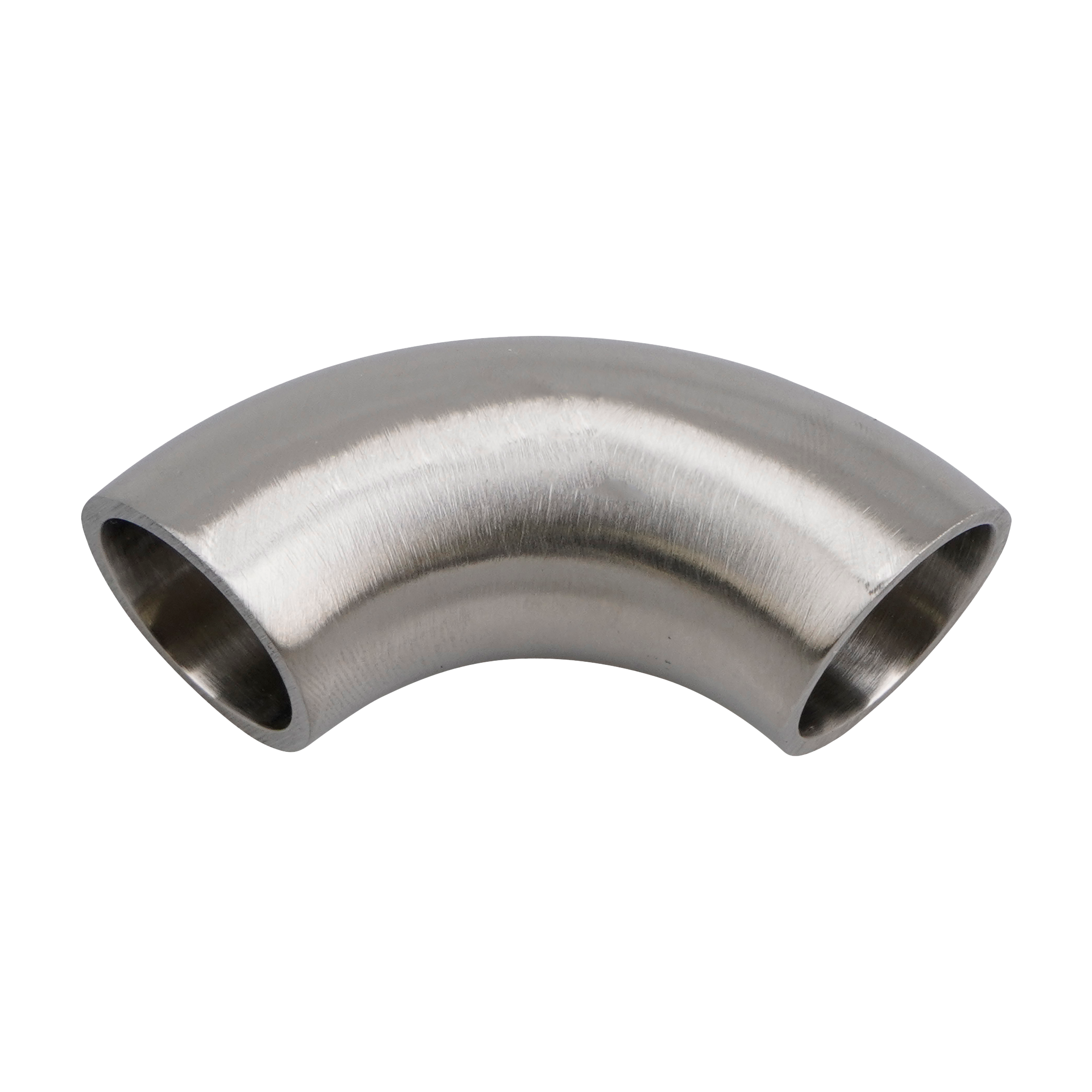 90 degree elbow, no tangent, 0.5" butt weld, 316L, 32Ra ID, 32Ra OD