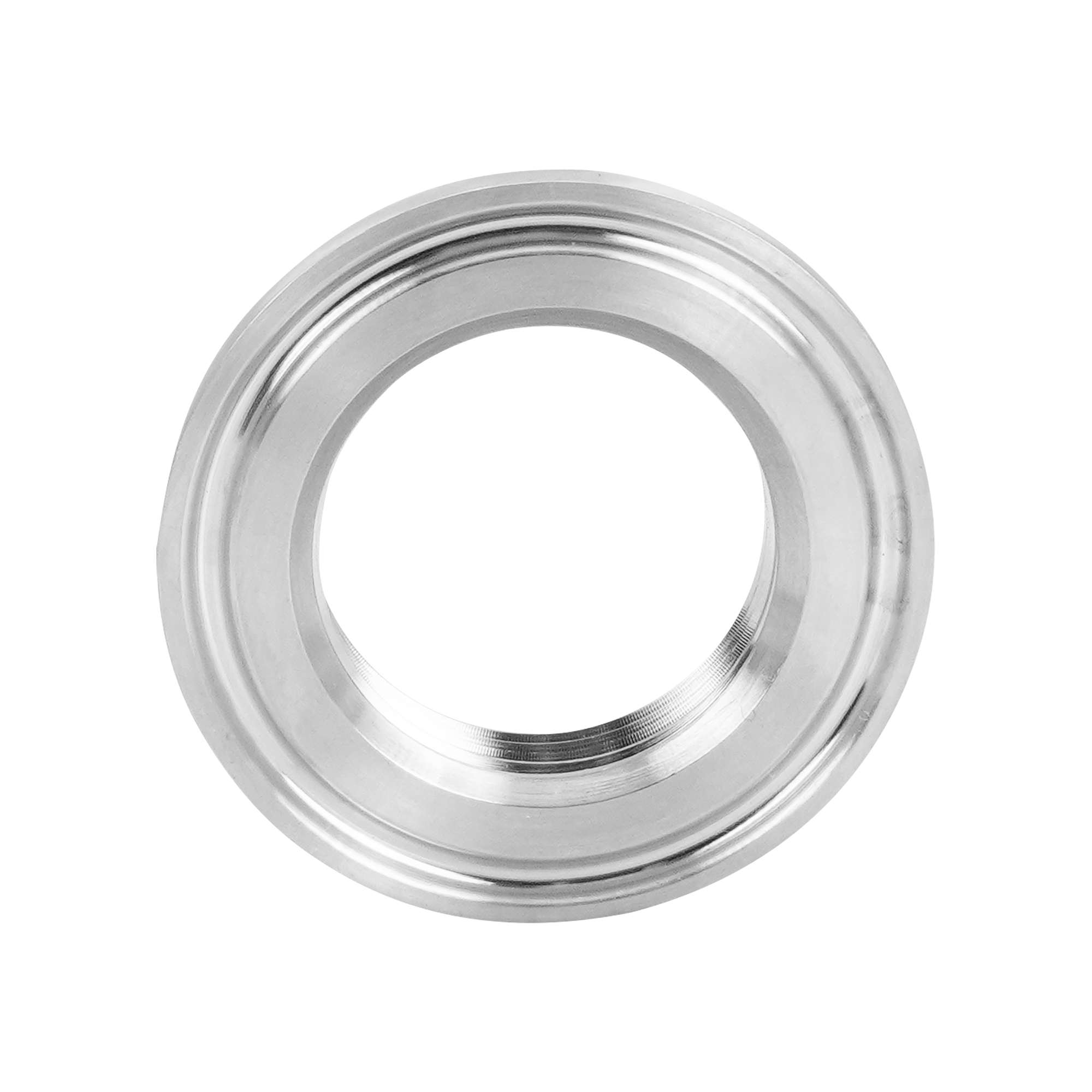 Thermometer cap, 1.5" tri-clamp x 1" FPT, 316L, 20Ra ID, 32Ra OD