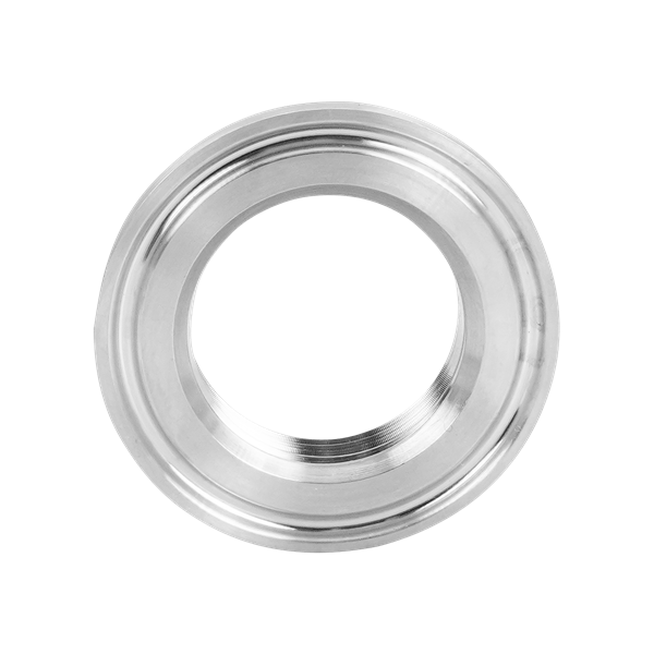 Thermometer cap, 1.5" tri-clamp x 1" FPT, 316L, 20Ra ID, 32Ra OD