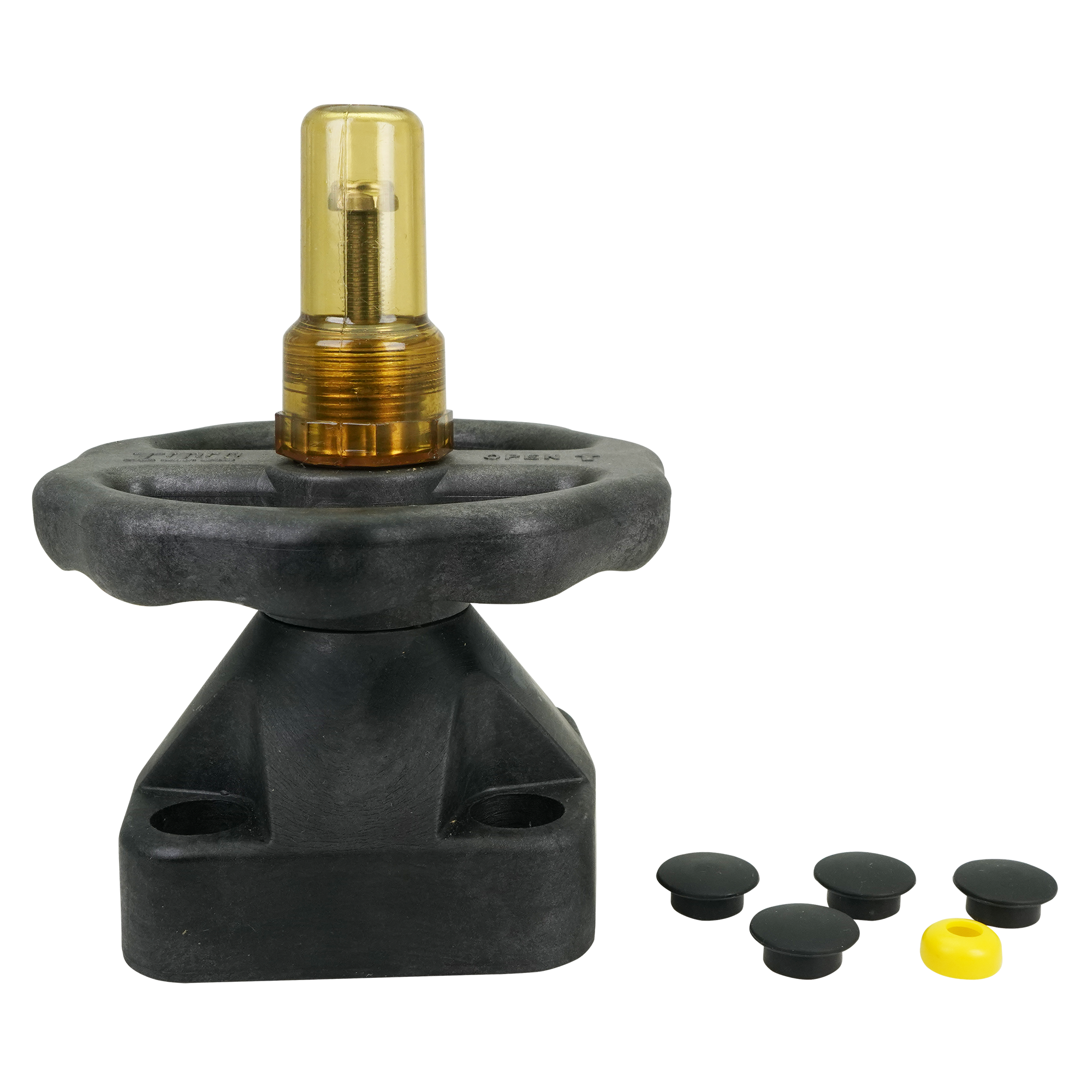 Bonnet assembly, 1.5-N-PN-963, poly sulfone thermoplastic, 1.5" HWO, plastic travel stop, 963, ITT