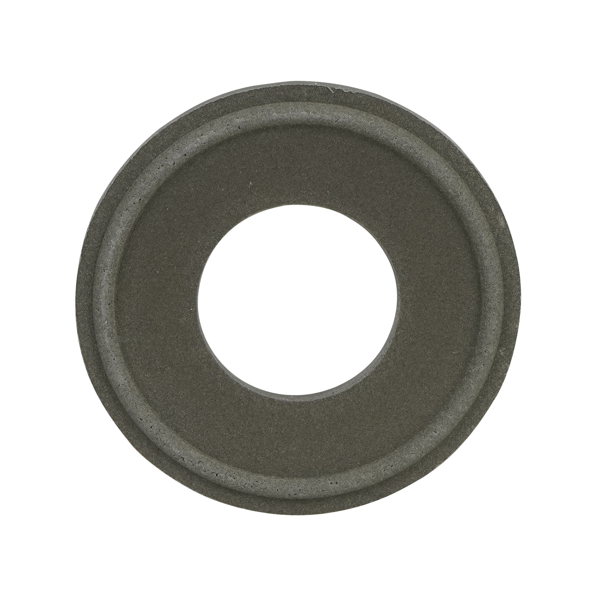 1-inch tri-clamp gasket, constructed with Teflon and reinforced with steel, Silverback design.