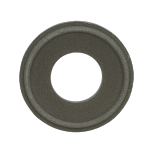 1-inch tri-clamp gasket, constructed with Teflon and reinforced with steel, Silverback design.