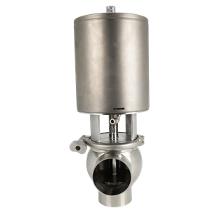Shutoff valve 3" butt weld elastomer plug EPDM seal N/C