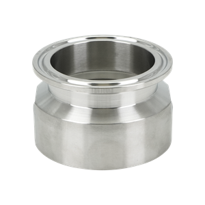 adapter, 2-inch Tri-Clamp to 2-inch female pipe thread, made from 304 stainless steel, with 32RA interior and exterior surface finish