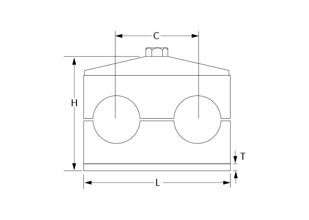 Weld Mount Assembly Dimensional Diagram