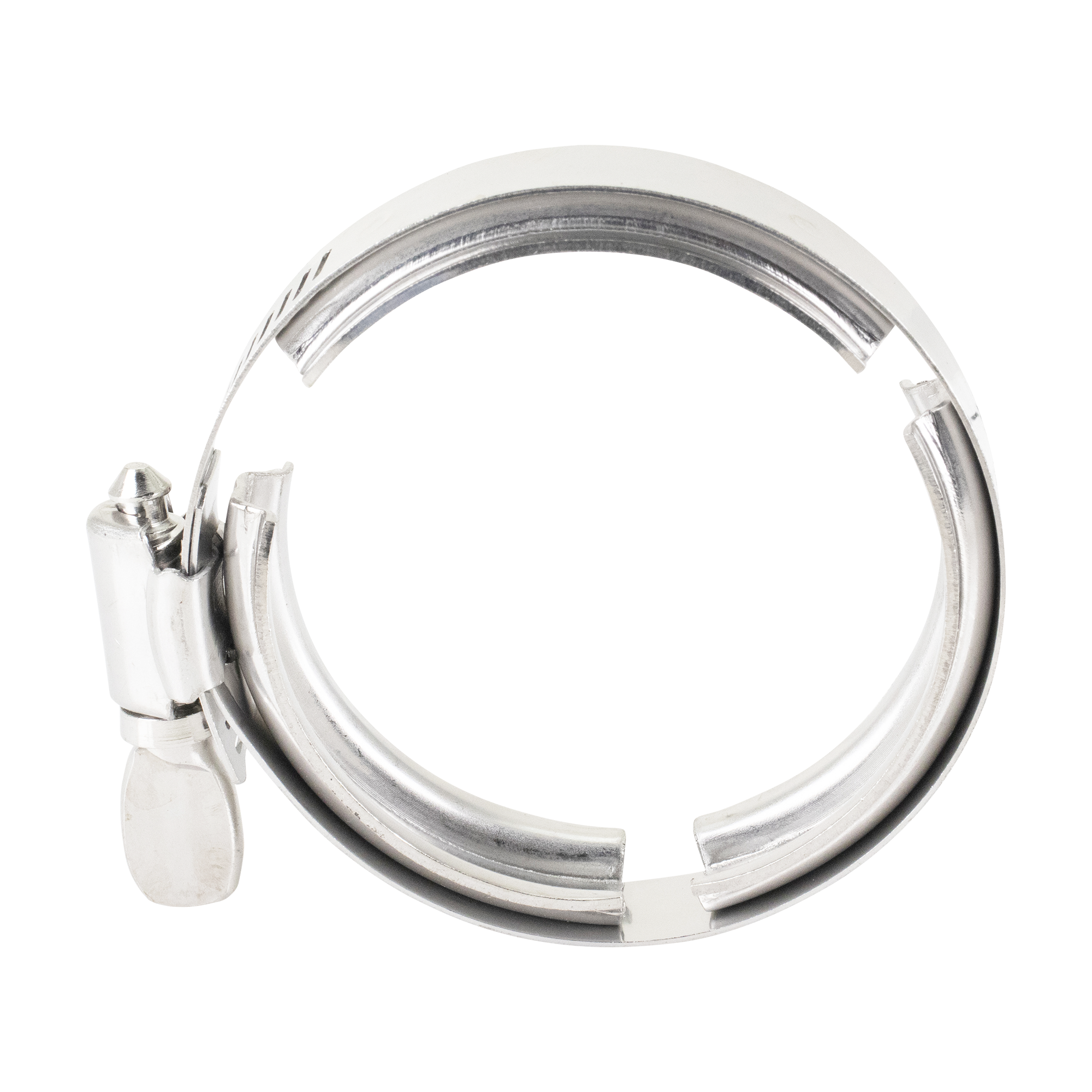 Clamp band for 2-inch connections.