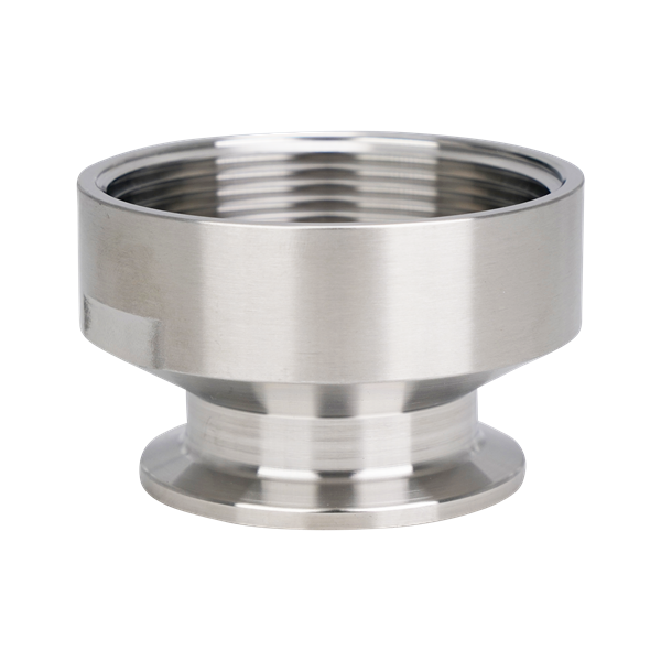 adapter 1.5" tri-clamp x 2" FPT 316L 32Ra inner diameter 32Ra outer diameter