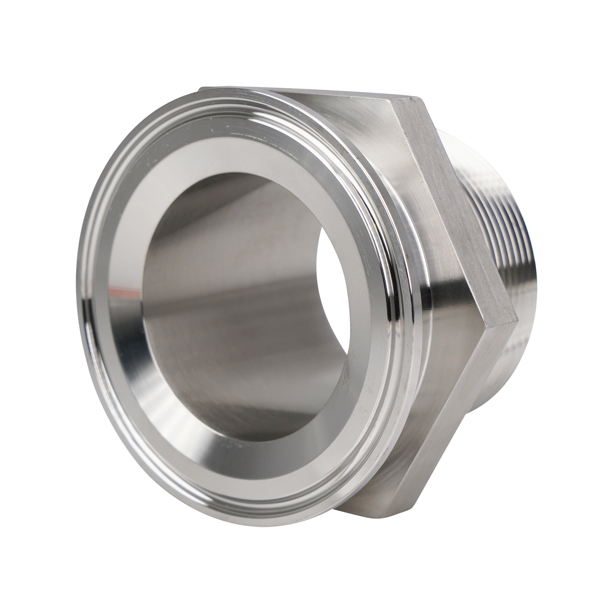 Adapter 2.5" tri-clamp x 2" MPT 304