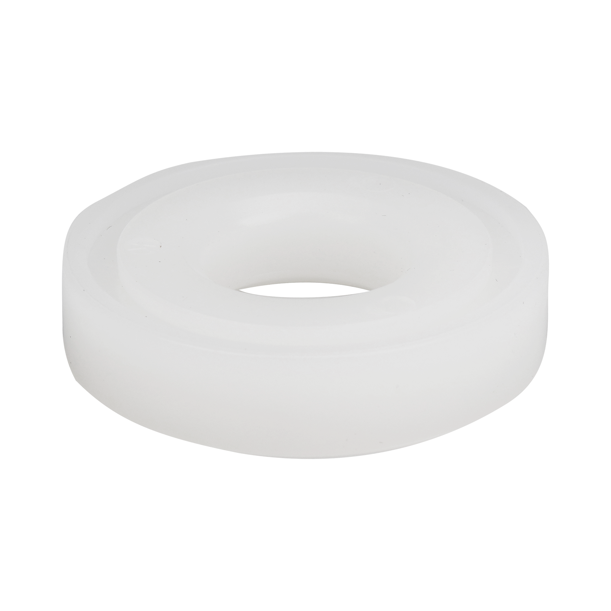 PVDF bolted valve seat, designed for Wilden pumps, offering chemical resistance and durability.