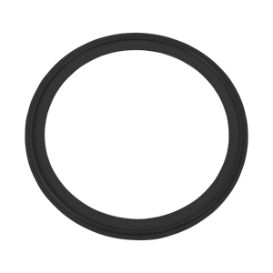 Gasket 6" tri-clamp black EPDM x-rayable metal detectable FDA