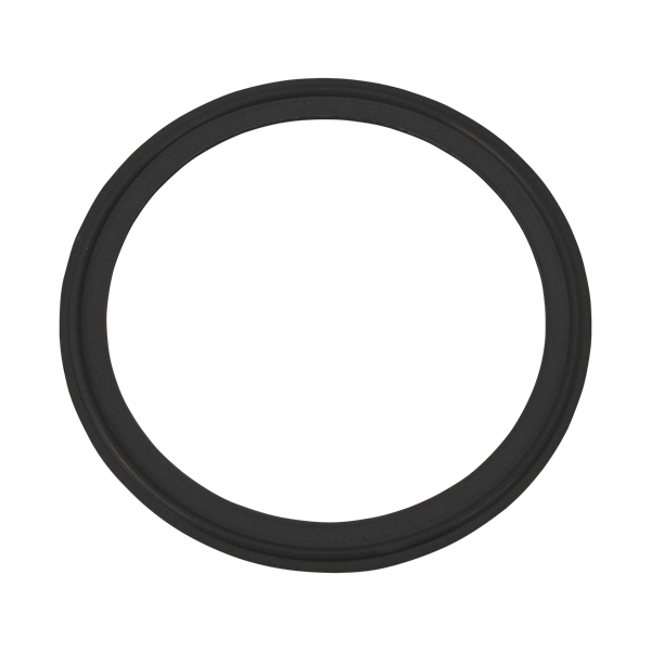 Gasket 6" tri-clamp black EPDM x-rayable metal detectable FDA